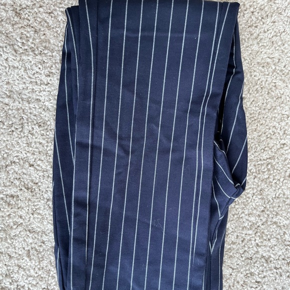 Rag & Bone New York Pants Womens Size 00 Navy White Pin Striped Pull On Trousers - Picture 4 of 4